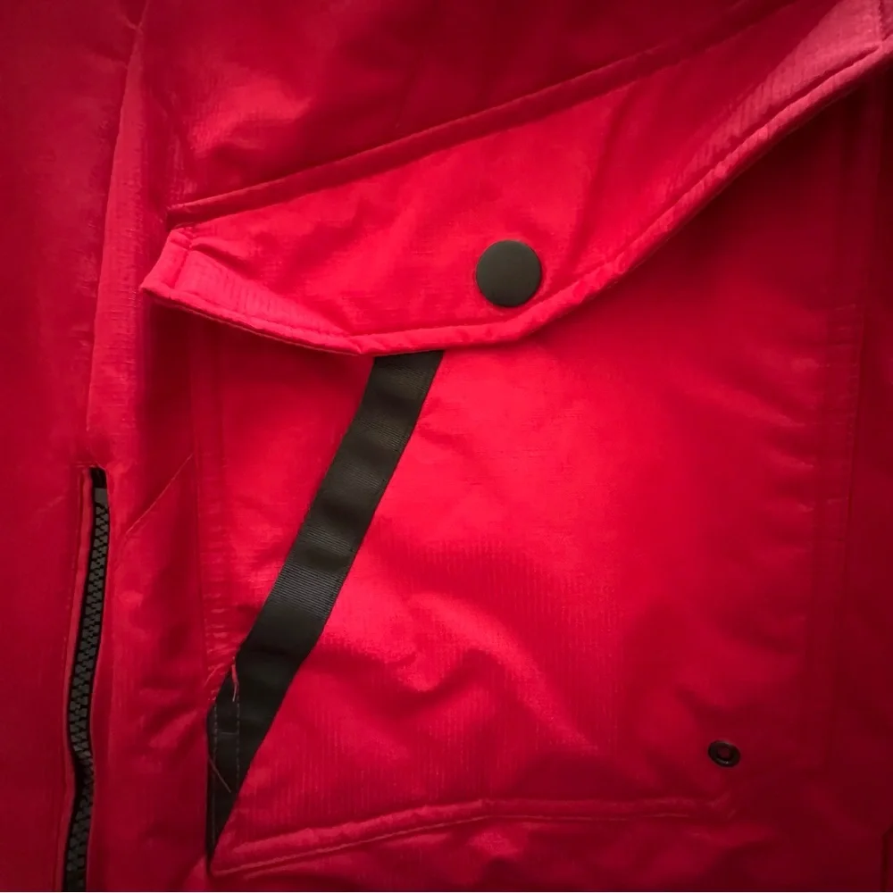 Women's Bold Red Ski & Snow Jacket - Picture 7 of 11